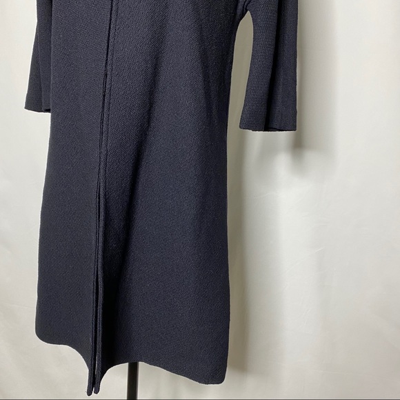 St. John Collection Black Half Sleeve Coat Dress - Picture 3 of 7